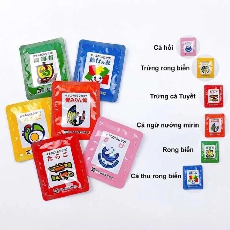 Gia vị rắc cơm mix nhật 30gói
