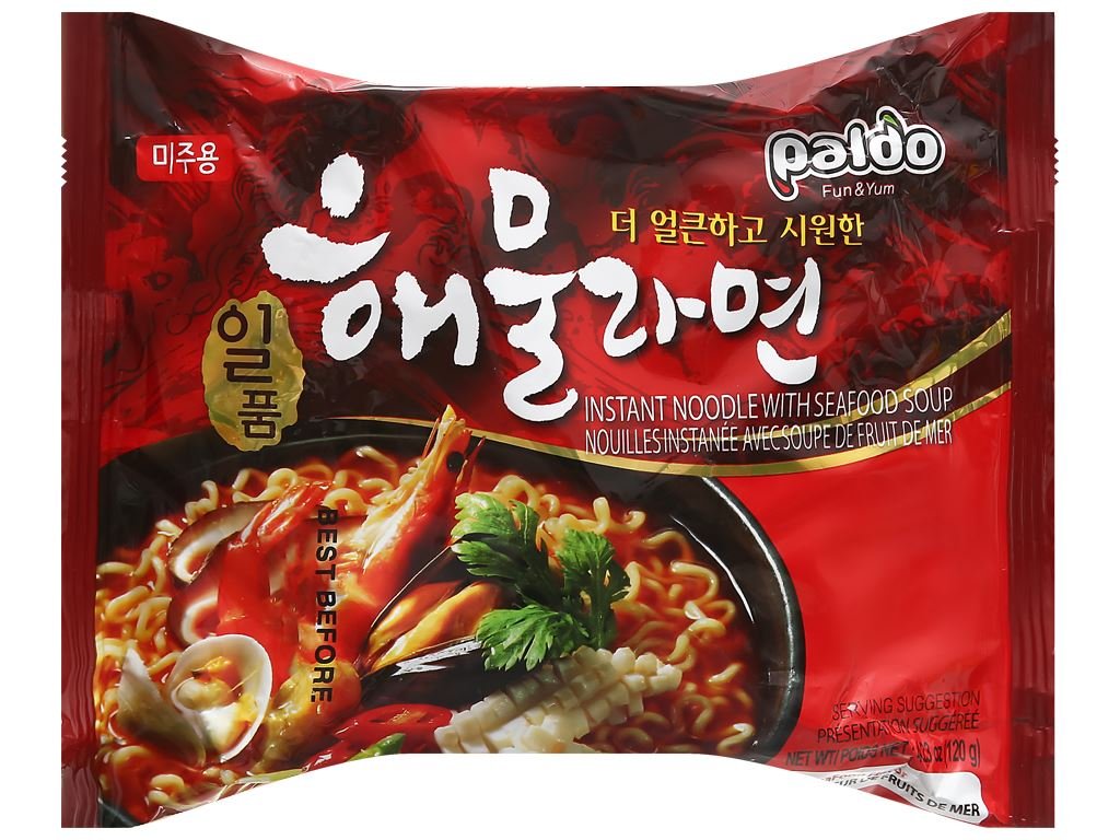 Mỳ cay hải sản HQ 120g gói
