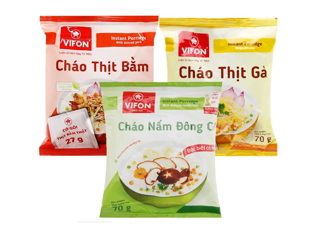 Cháo thịt Vifon các vị 70g