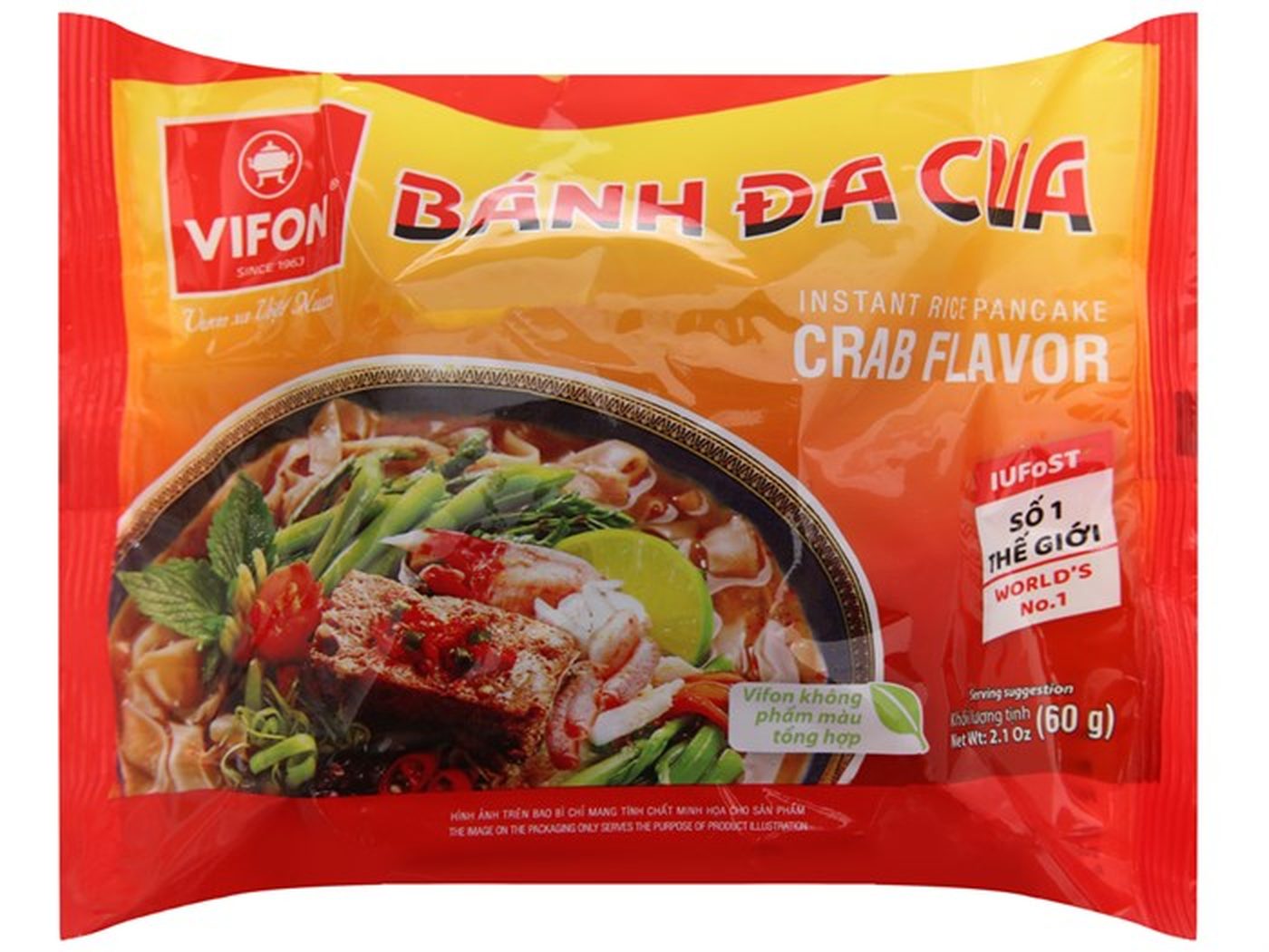Bánh đa cua Vifon gói