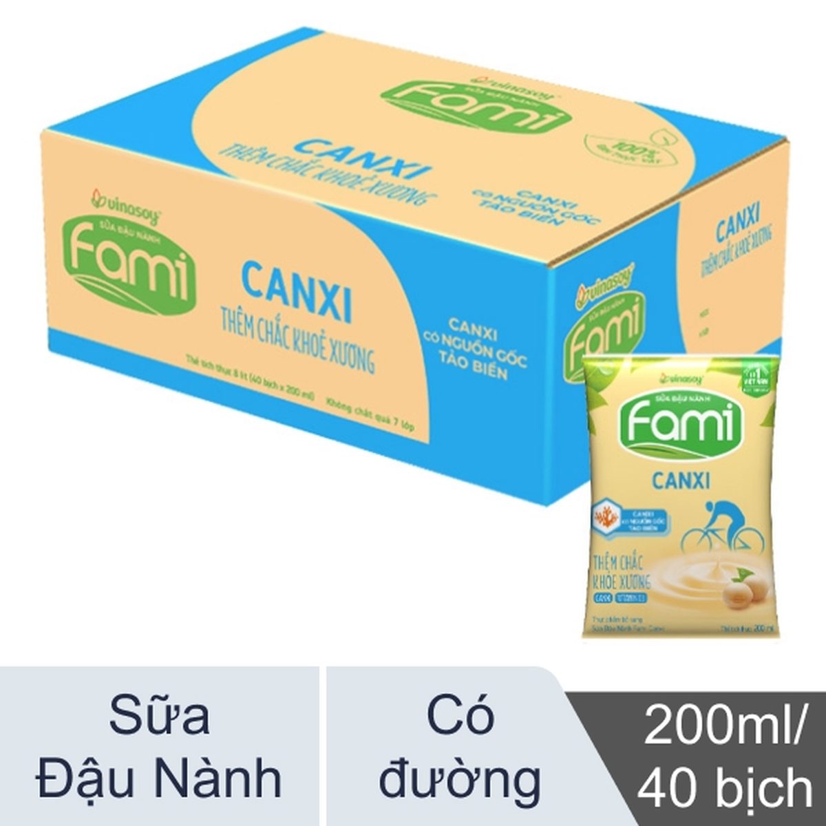 SĐN Fami canxi túi 200ml