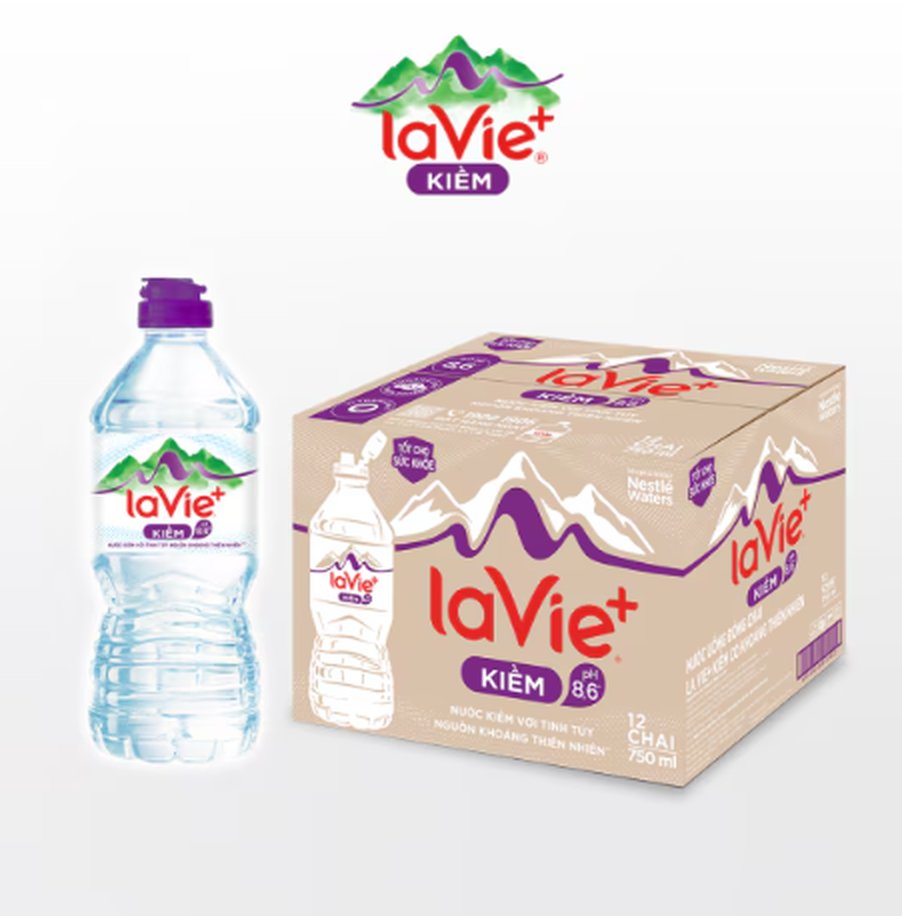 Nước lavie kiềm 750ml