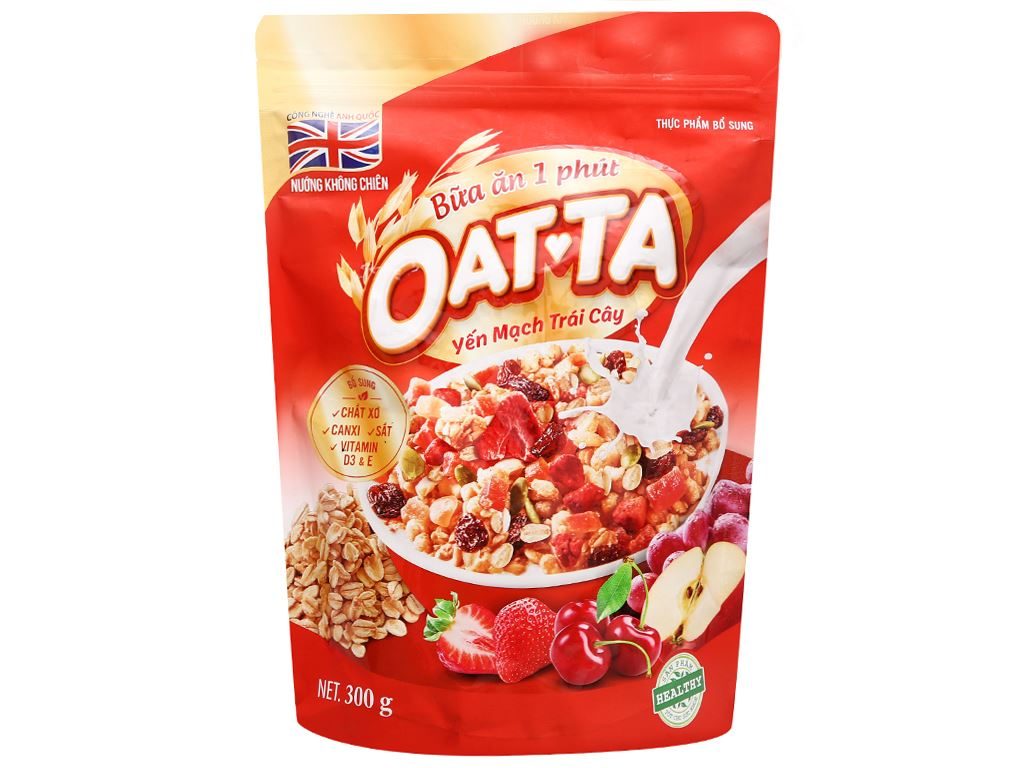 Yến mạch Oatta trái cây 300g