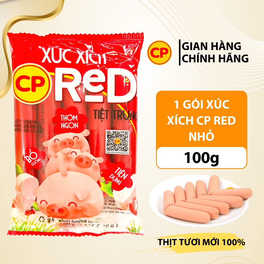 Xúc xích CP red 100g