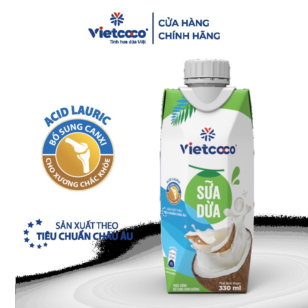 Nước sữa dừa Vietcoco hộp 330 ml