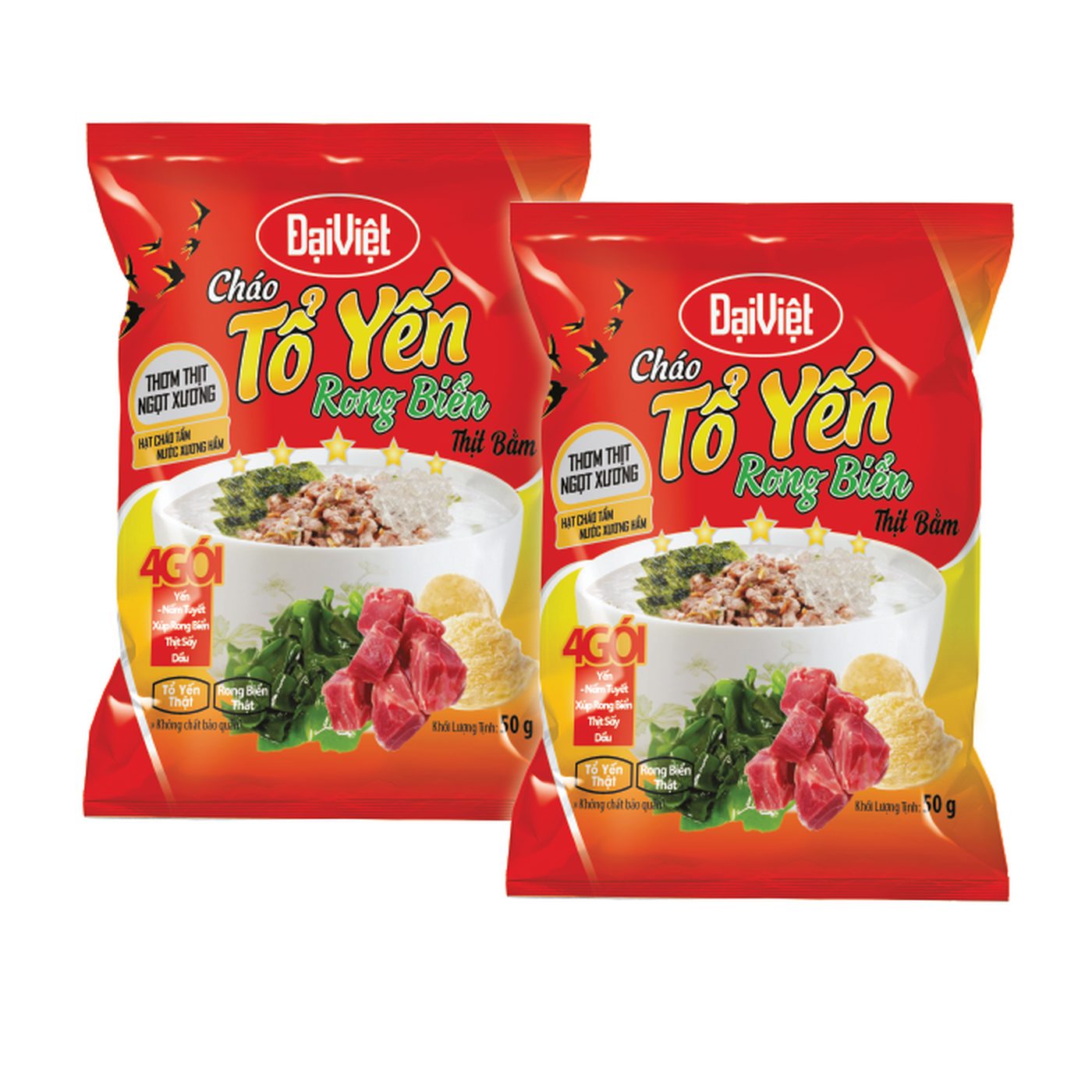Cháo tổ yến rong biển thịt bằm