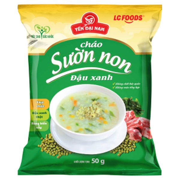 Cháo sườn non đậu xanh 50g