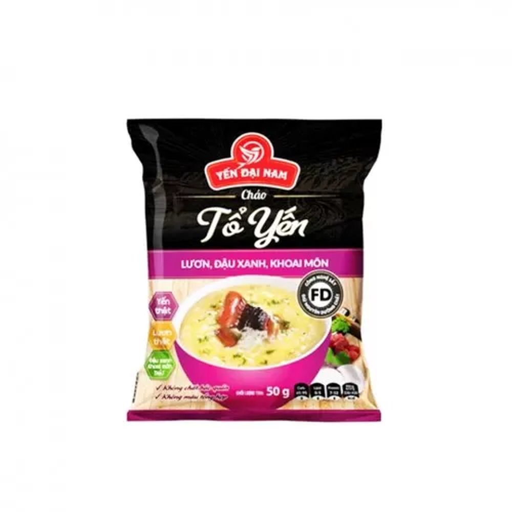 Cháo tổ yến lươn đậu xanh khoai môn