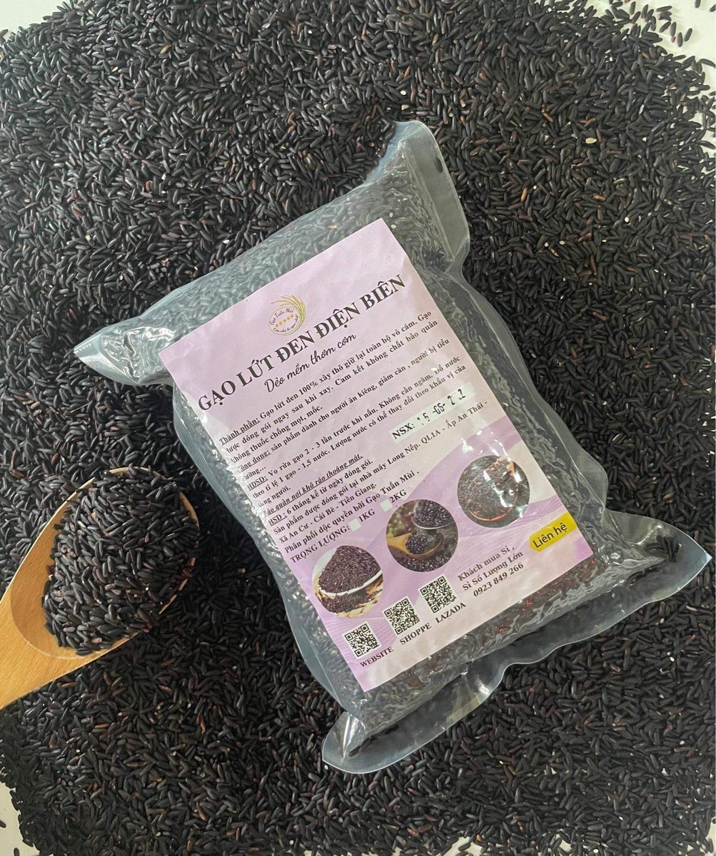 Gạo lứt đen Điện biên 1kg