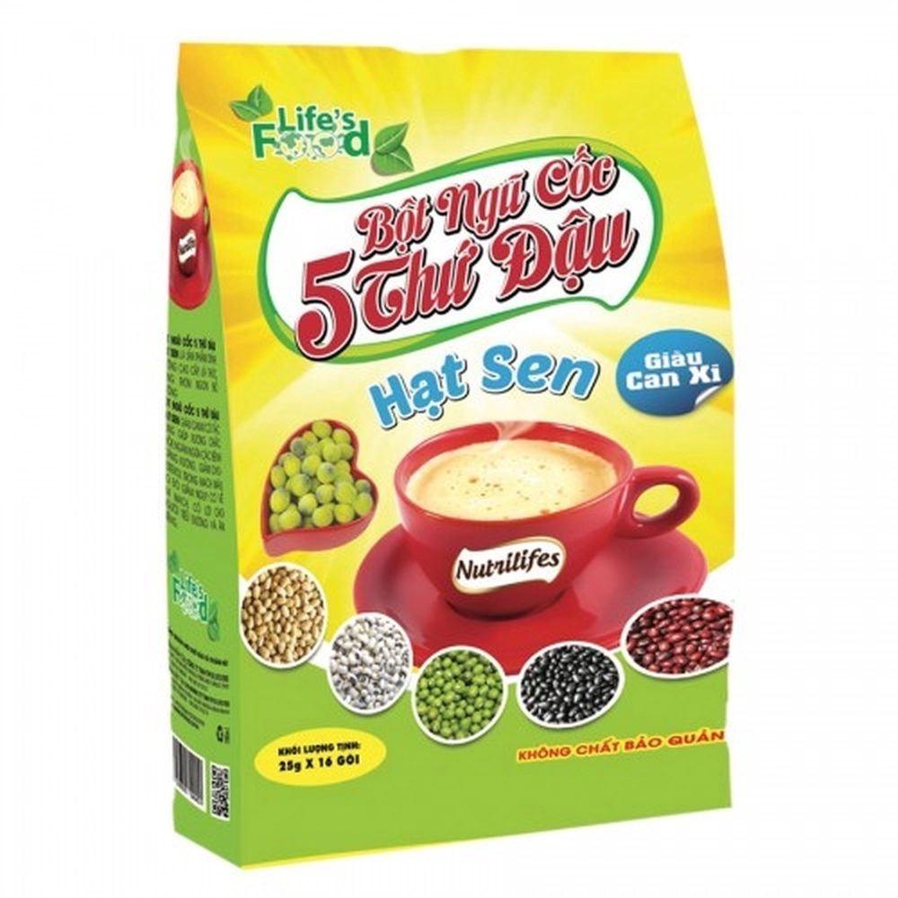 Bột ngũ cốc 5 thứ đậu Lifefood 400g