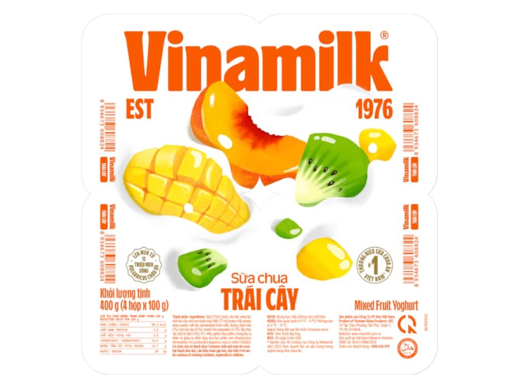 VNM-Sữa chua Trái cây hộp