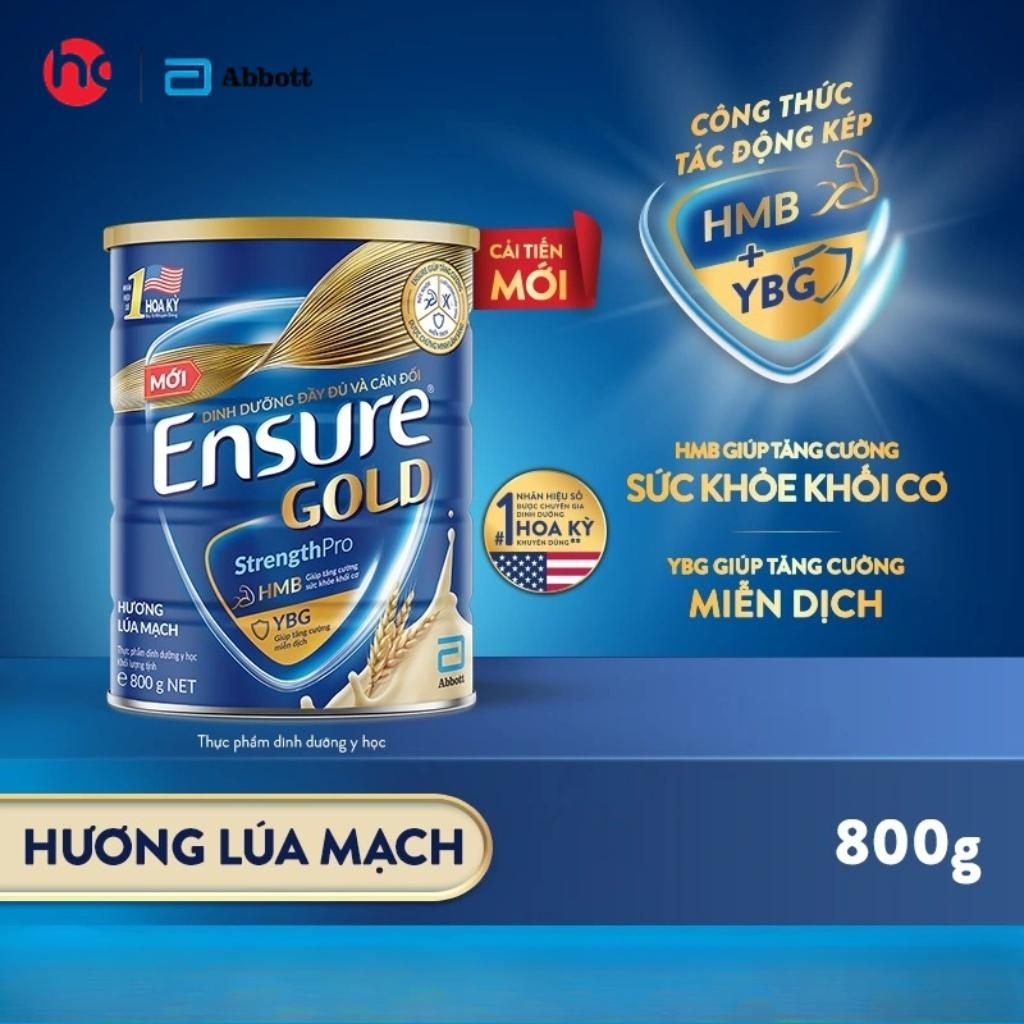 Abot-SB Ensure lúa mạch 800g