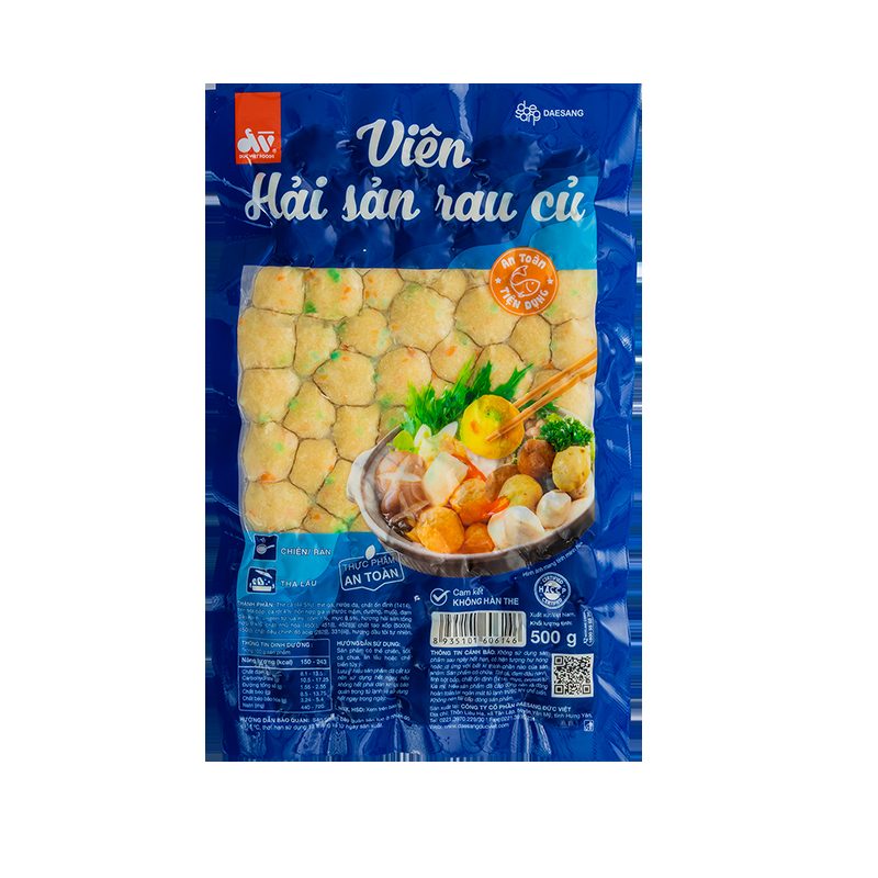 Viên hải sản rau củ Đức Việt 500g