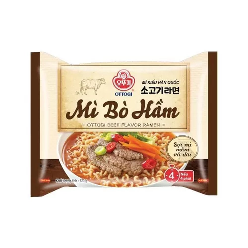 Mì Gói Bò Hầm Ottogi 120g