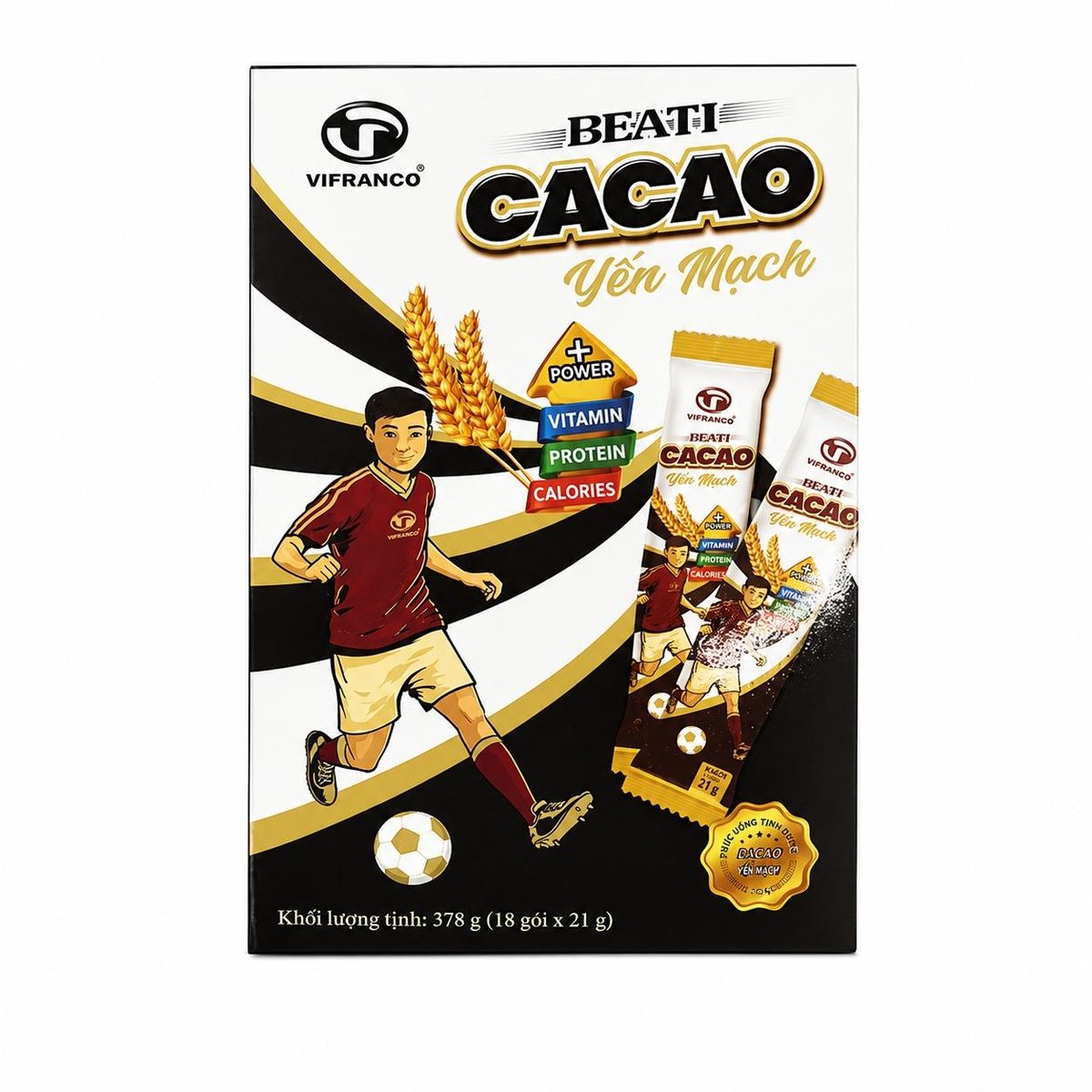 Cacao yến mạch Beati hộp 378g