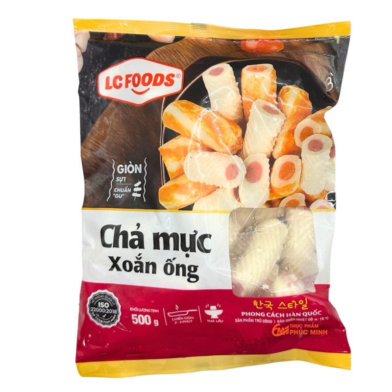 Chả mực xoắn ống 500g