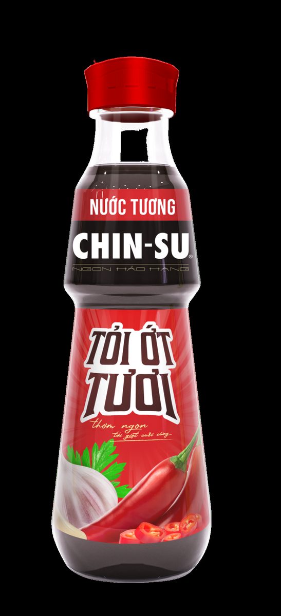Xì dầu chinsu tỏi ớt 330ml