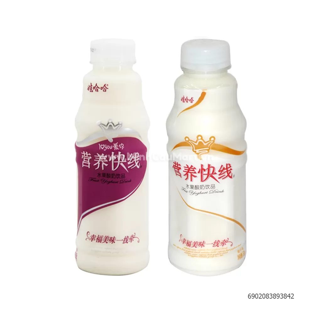 Sữa chua Đài hoa quả chai 500g