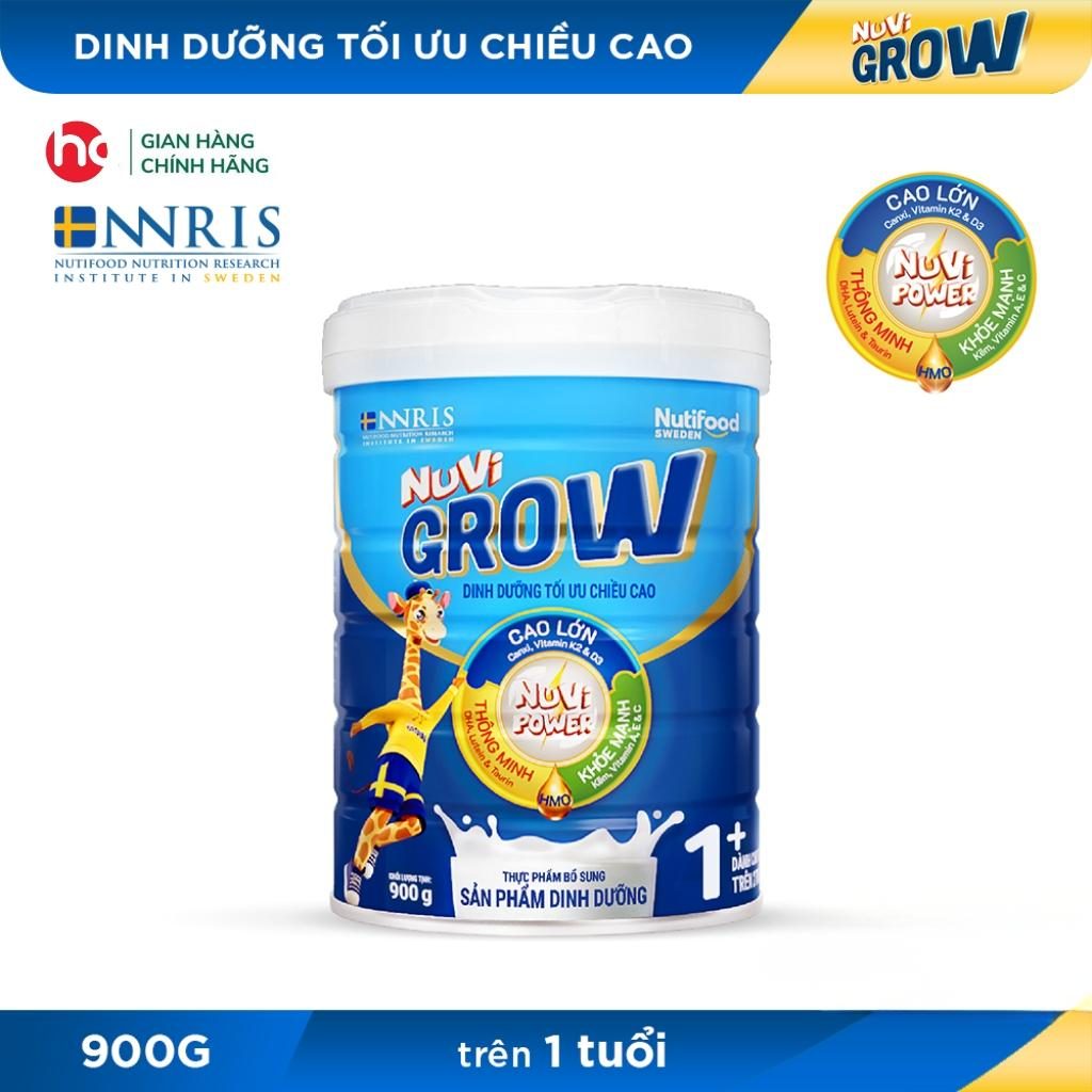 Nuti bột - Nuvi Grow 1+ 900g
