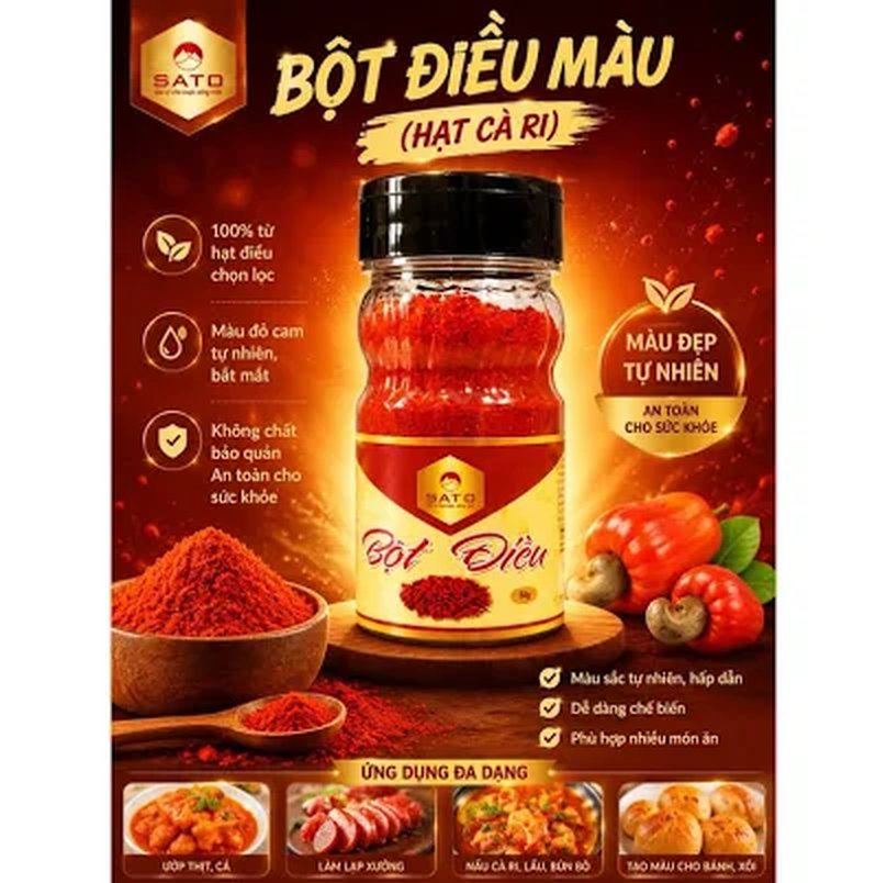 Bột điều Sato 50g