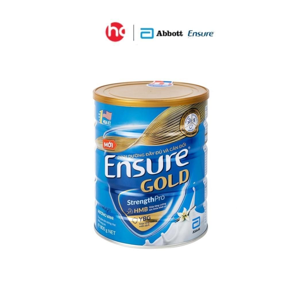 Abot-Ensure ít ngọt (HMB) vani 800g Beta Glucan