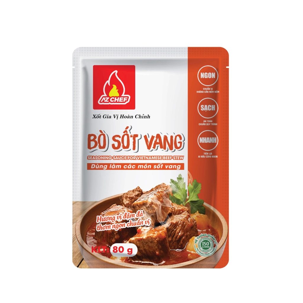 Gia vị bò sốt vang AZ chef 80g