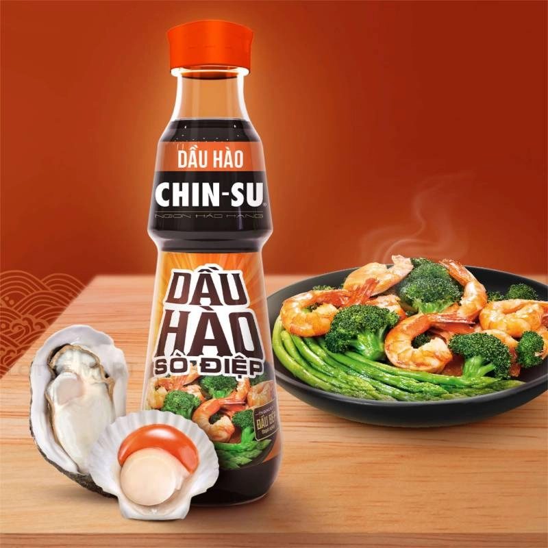 Dầu hào Sò Điệp Chinsu 820g