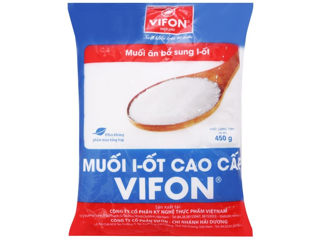 Muối Iốt Vifon 450G/24gói
