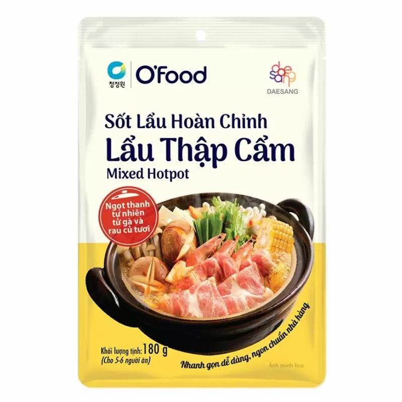 Gia vị Lẩu thập cẩm Ofood 180g