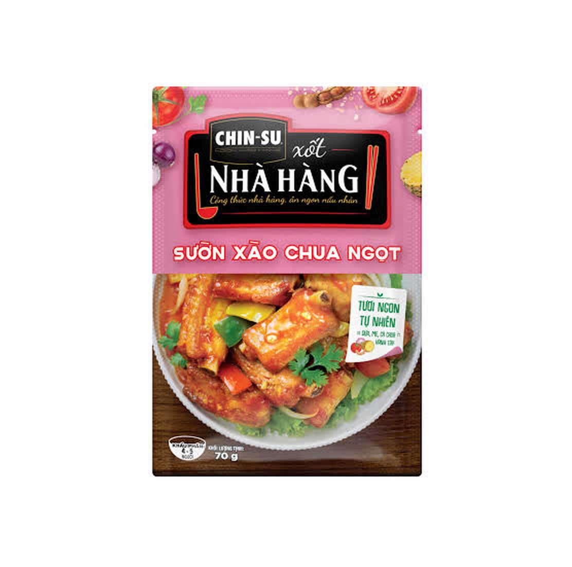 Chinsu- sườn xào chua ngọt 70g