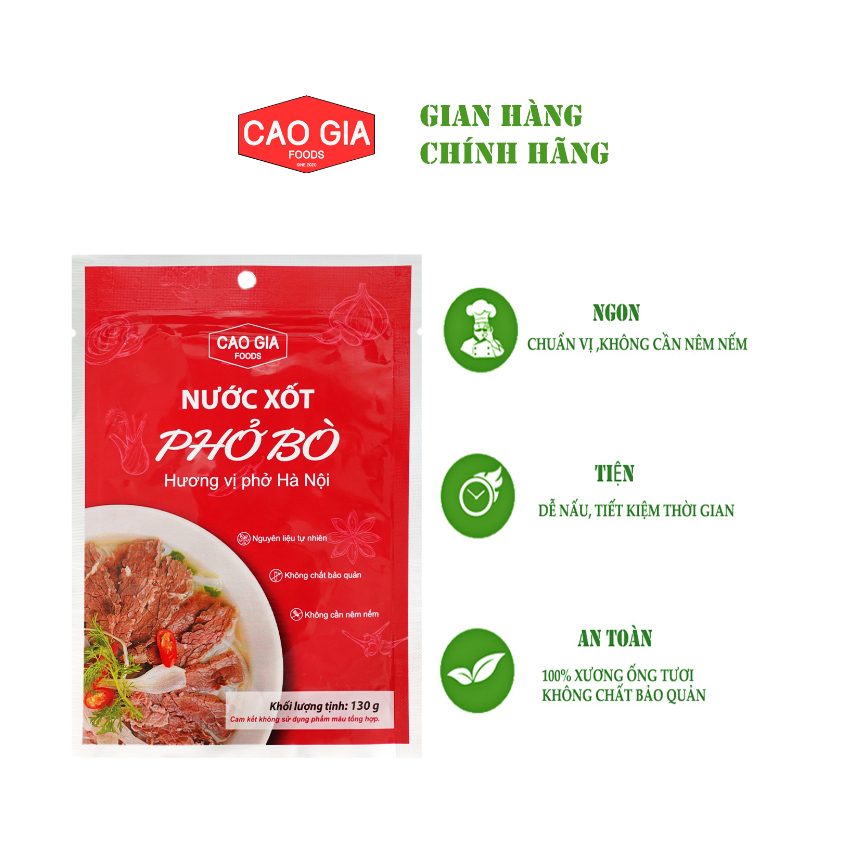 Nước sốt Phở Bò 130g Cao gia