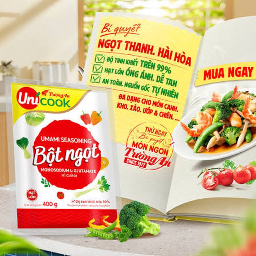 Bột ngọt Tường an Unicook 400g