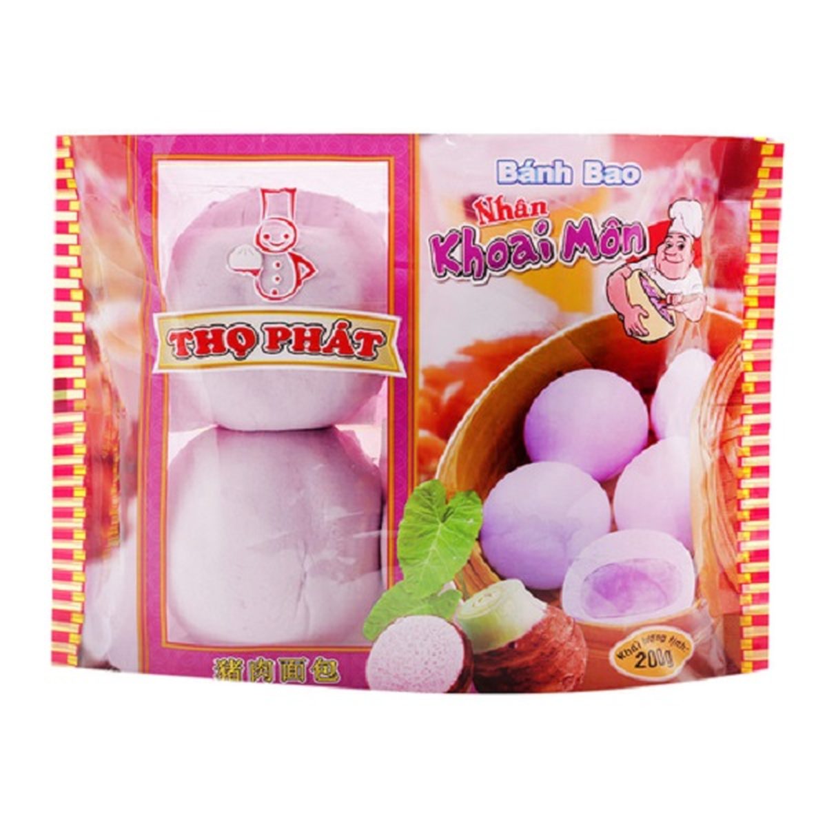 Thọ phát - Bánh bao nhân khoai môn 280g