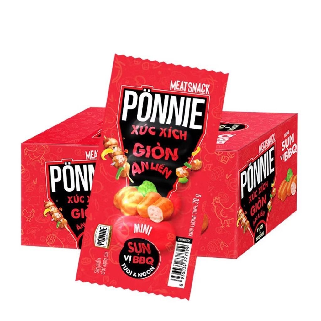 Xúc xích Hotdog Ponnie giòn 20G