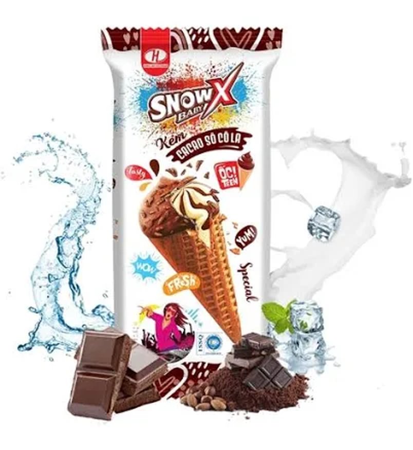 Kem ốc quế SCL Snow baby