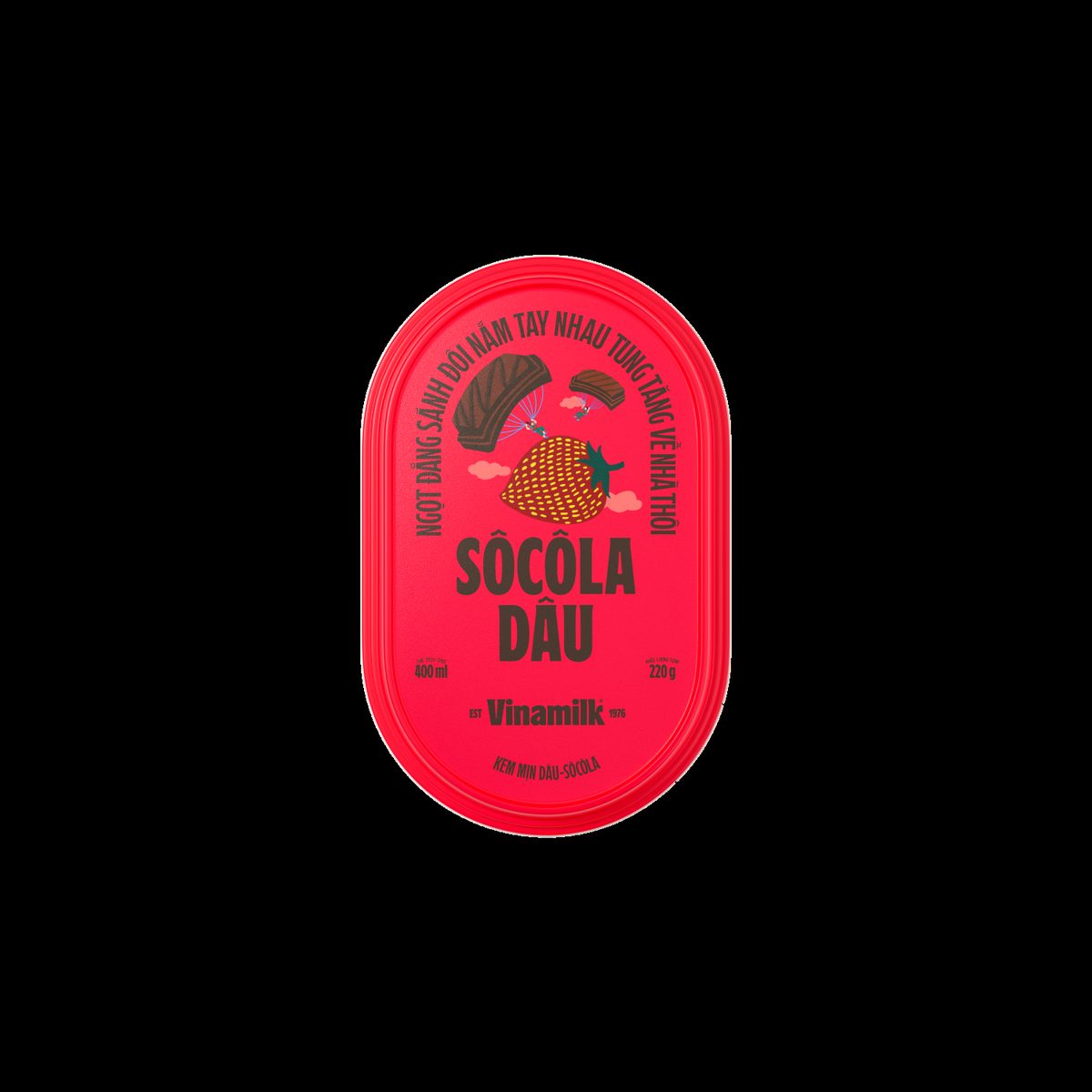 VNM- Kem Socola dâu 400ml