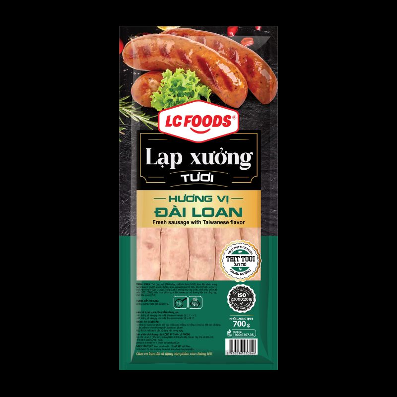Lạp xưởng tươi vị Đài Loan 700g