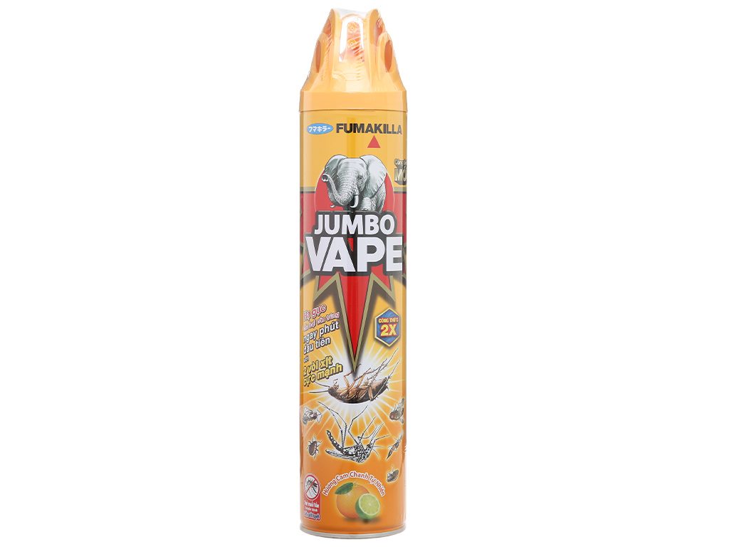 Xịt côn trùng Jumbo Vape 600ml