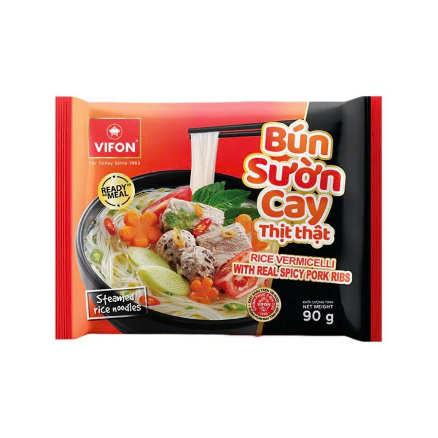 Bún sườn cay thịt thật 90g
