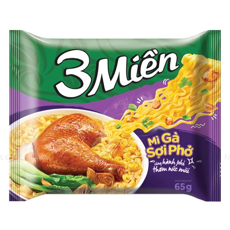 Mỳ Ba miền sợi phở 65g