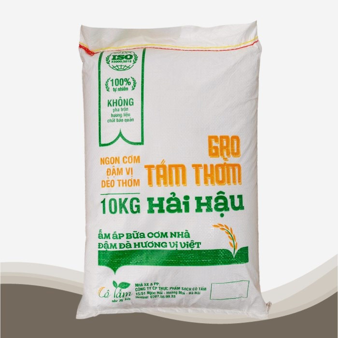 Gạo tám thơm Hải Hậu 10kg