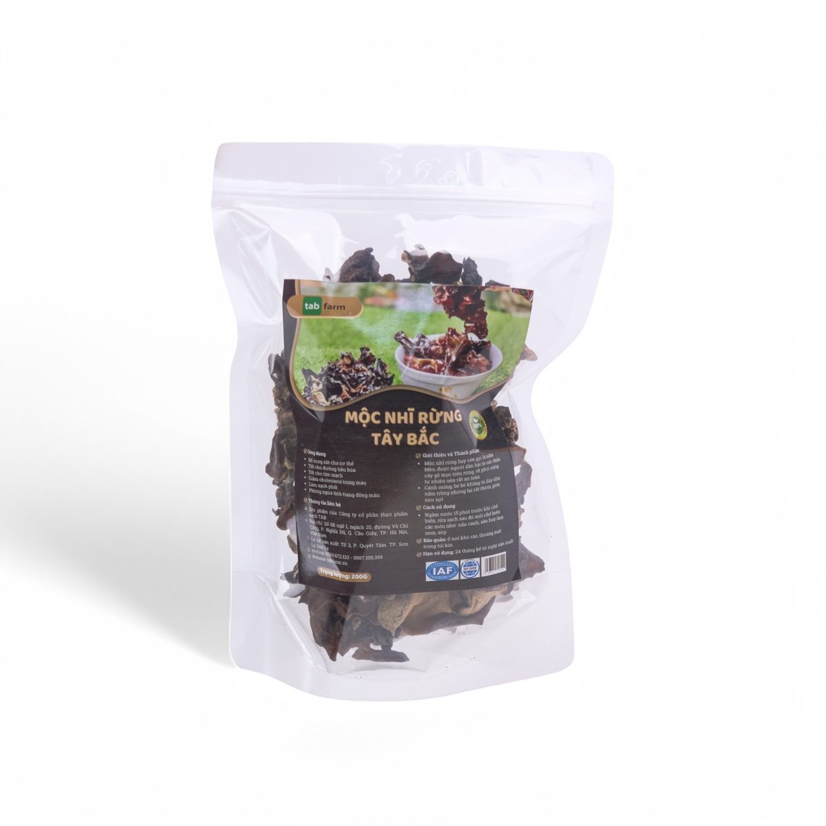 Mộc nhĩ rừng đặc sản tây bắc 300g