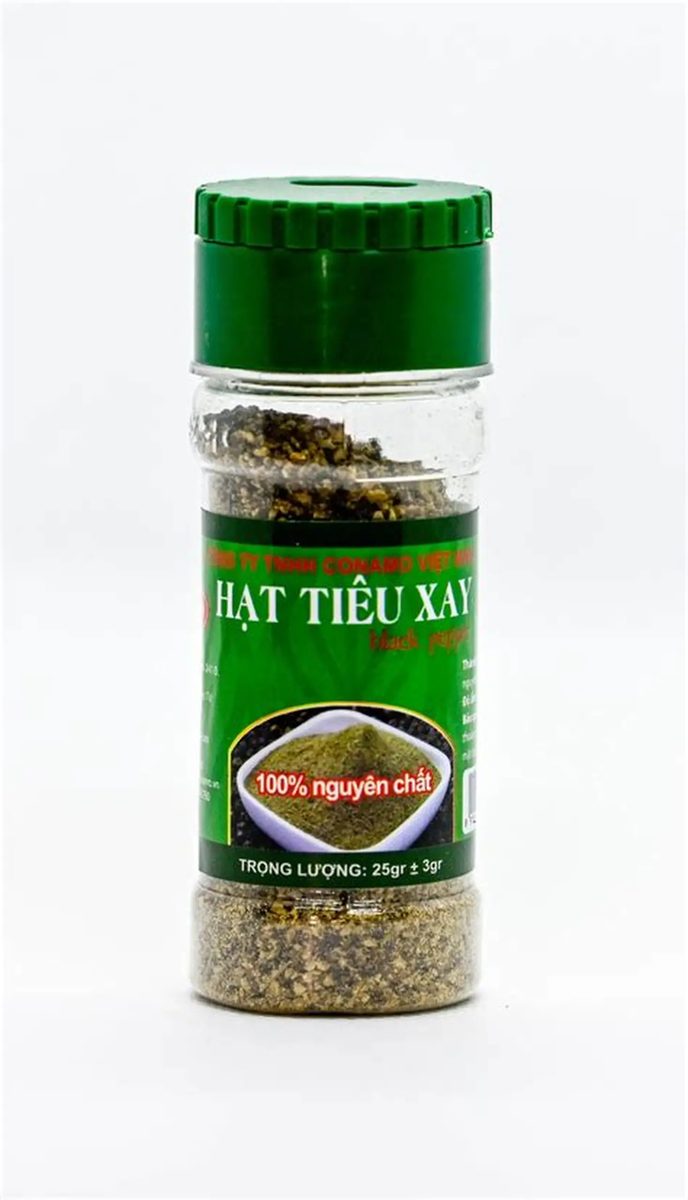 Hạt tiêu xay Quỳnh Chúc 25g