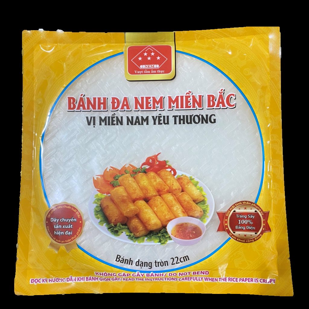 Bánh đa nem miền bắc đỏ 22cm