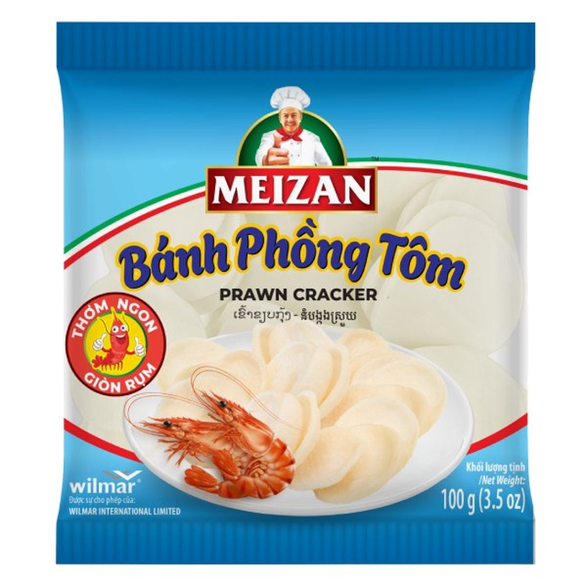 Phồng tôm rau củ meizan 100g