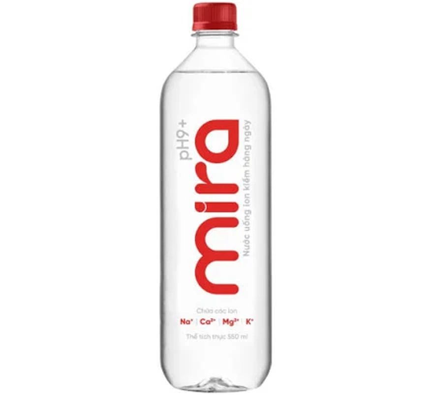 Nước uống ion kiềm Mira 550ml