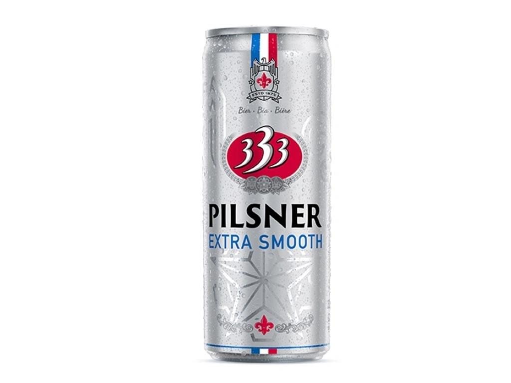 Bia 333 Pilsner lon 330ml
