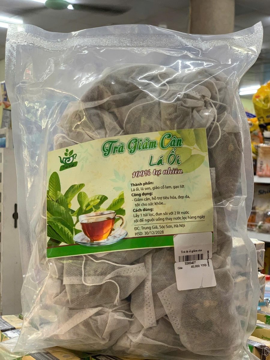 Trà lá ổi giảm cân