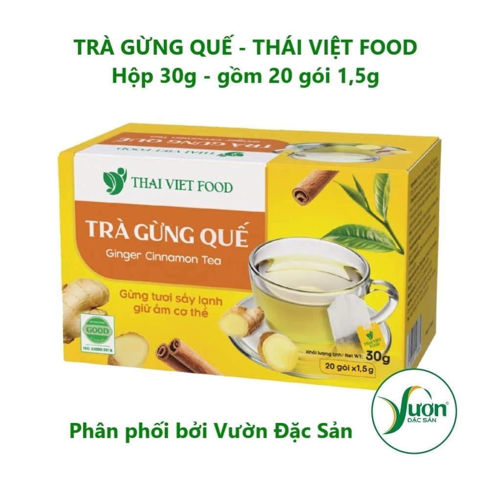 Trà gừng quế Thái Việt Food 30g