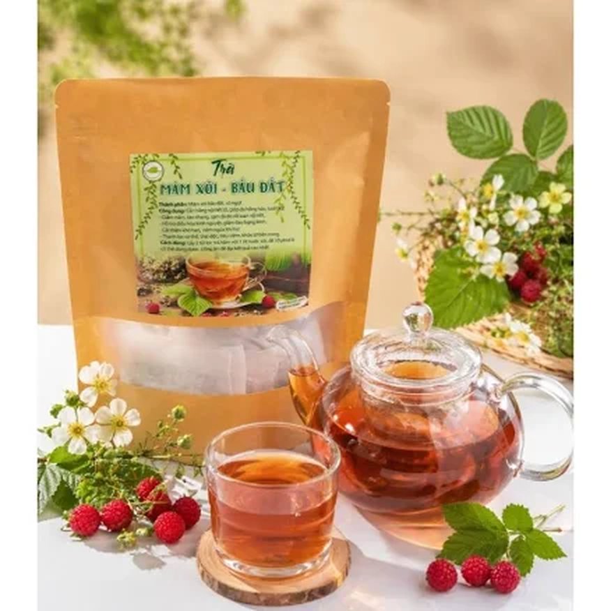 Trà mâm xôi-Bầu đất